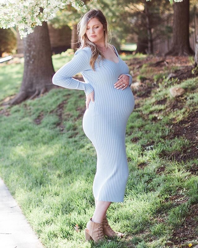 If you missed my stories a couple weeks ago, surprise!! I am pregnant and we are expecting a sweet miracle baby boy around July 4. With this quarantine put in place, that means we need to attempt to take our own maternity photos. My husband @nickcrib